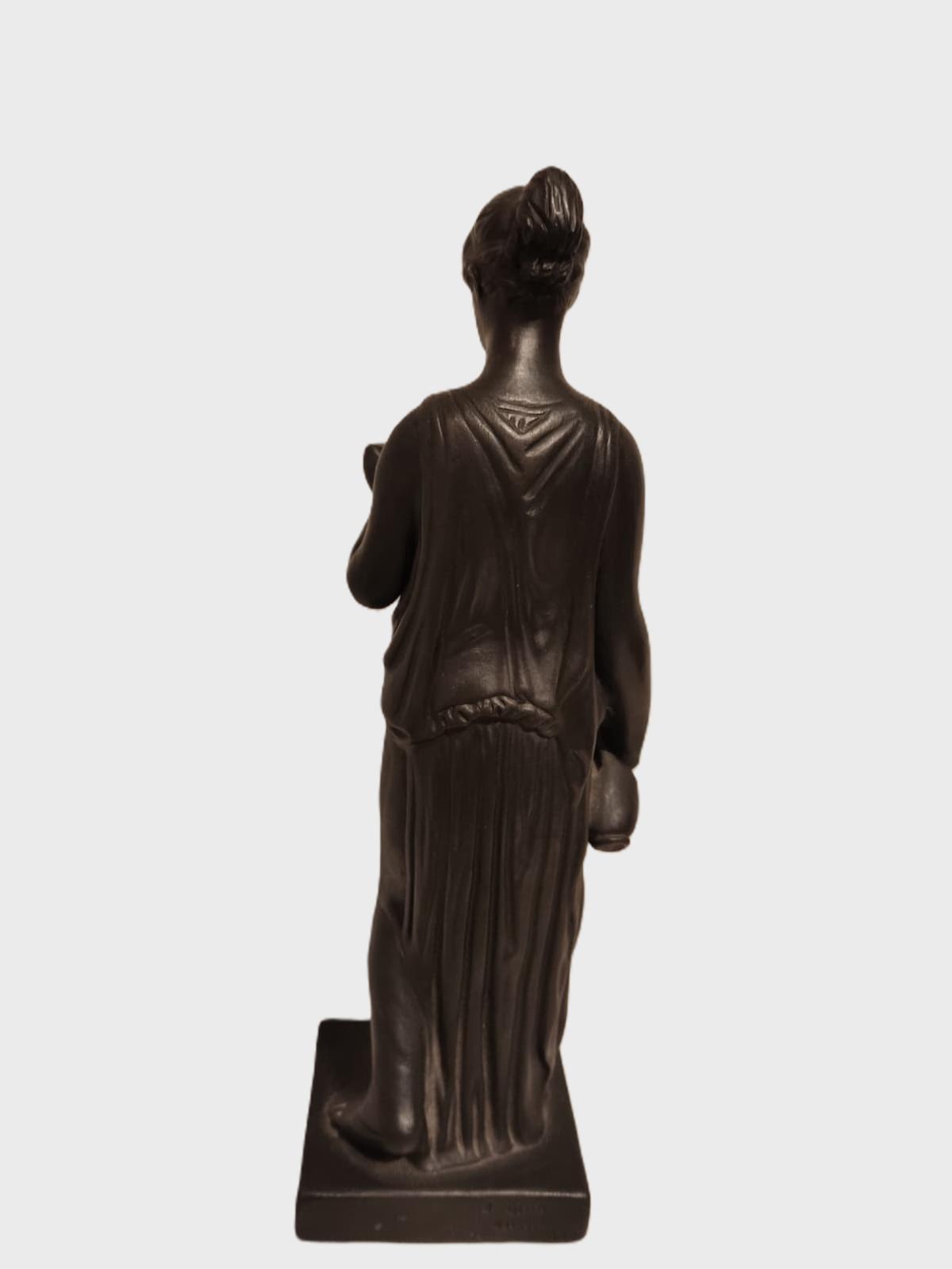 Hebe de Thorldvaldsen del Siglo XIX en Terracota Negra - Photo 4 of 5