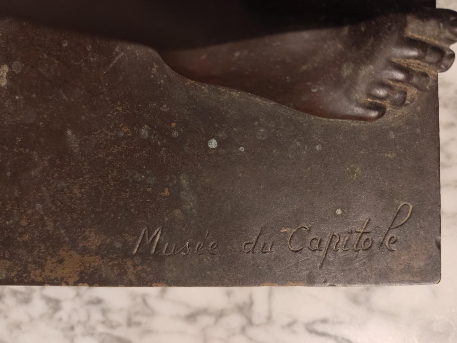 Escultura Espinario del Siglo XIX en Bronce - Photo 6 of 6