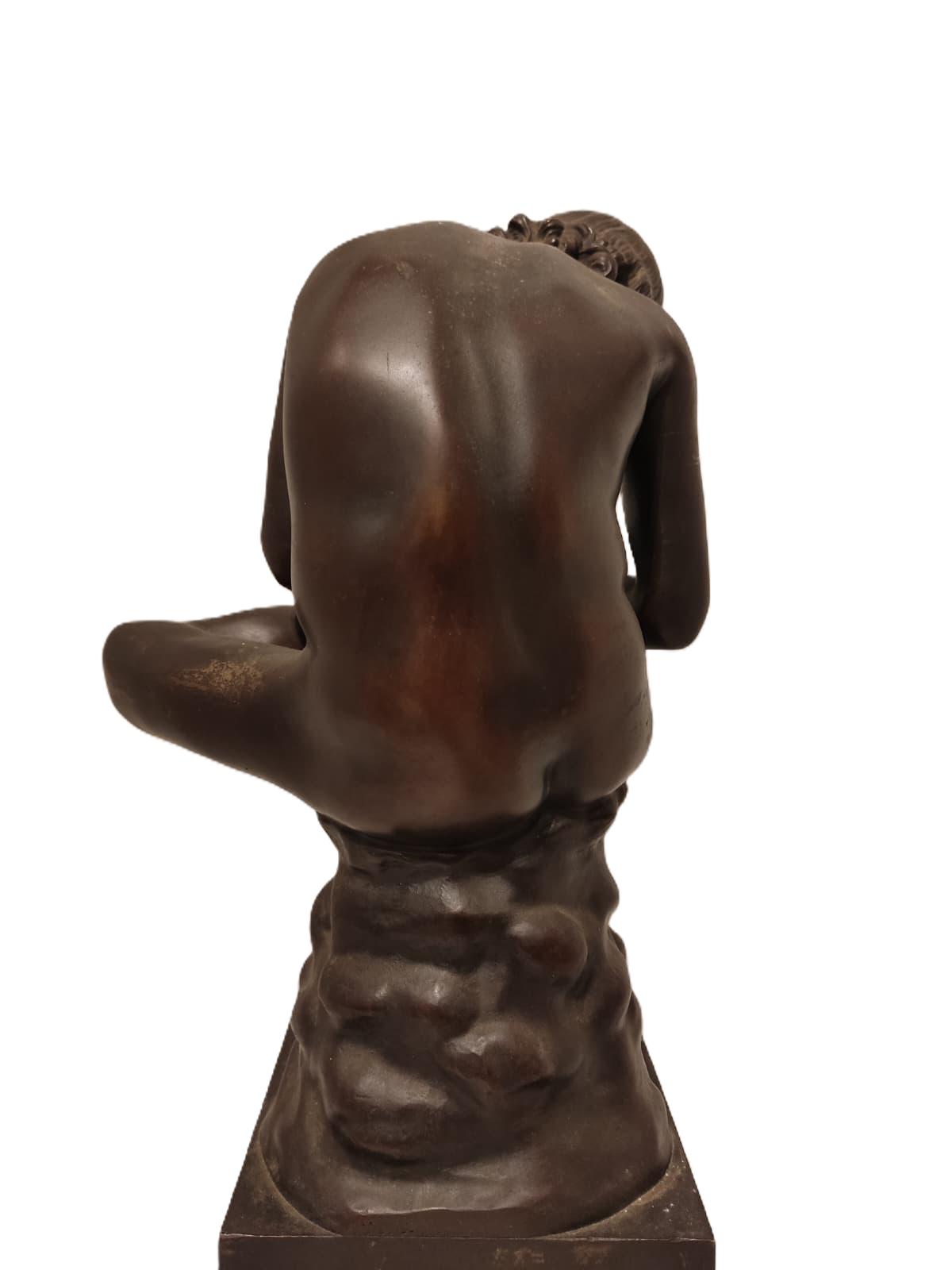 Escultura Espinario del Siglo XIX en Bronce - Photo 5 of 6