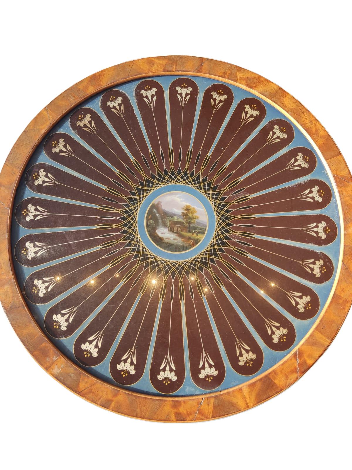 Mesa de Centro Sous Verre del Siglo XIX en Caoba y Cristal - Photo 2 of 8