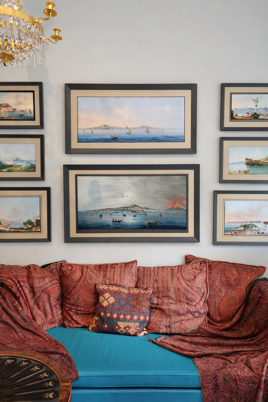 Vista de Nápoles desde una Colina del Siglo XIX - Photo 3 of 3