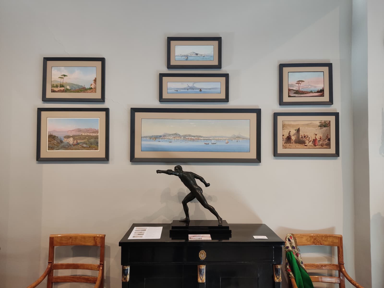 Acuarela del Siglo XIX de Escena Campestre - Photo 3 of 3