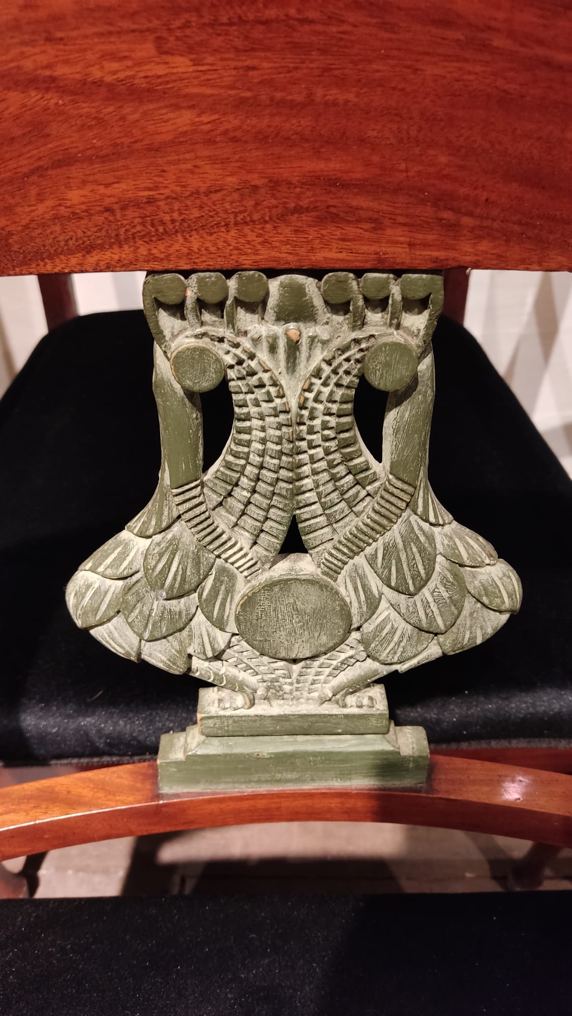 Juego de cuatro sillones del Siglo XIX en Caoba - Photo 6 of 8