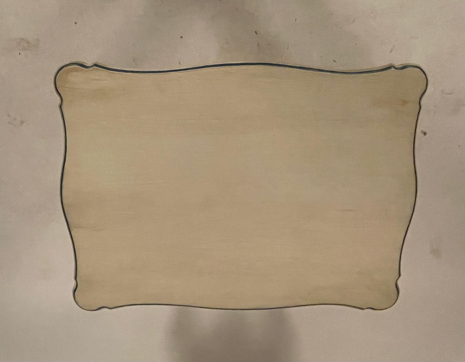 Mesa Rococó del Siglo XVIII en Madera Pintada - Photo 9 of 9