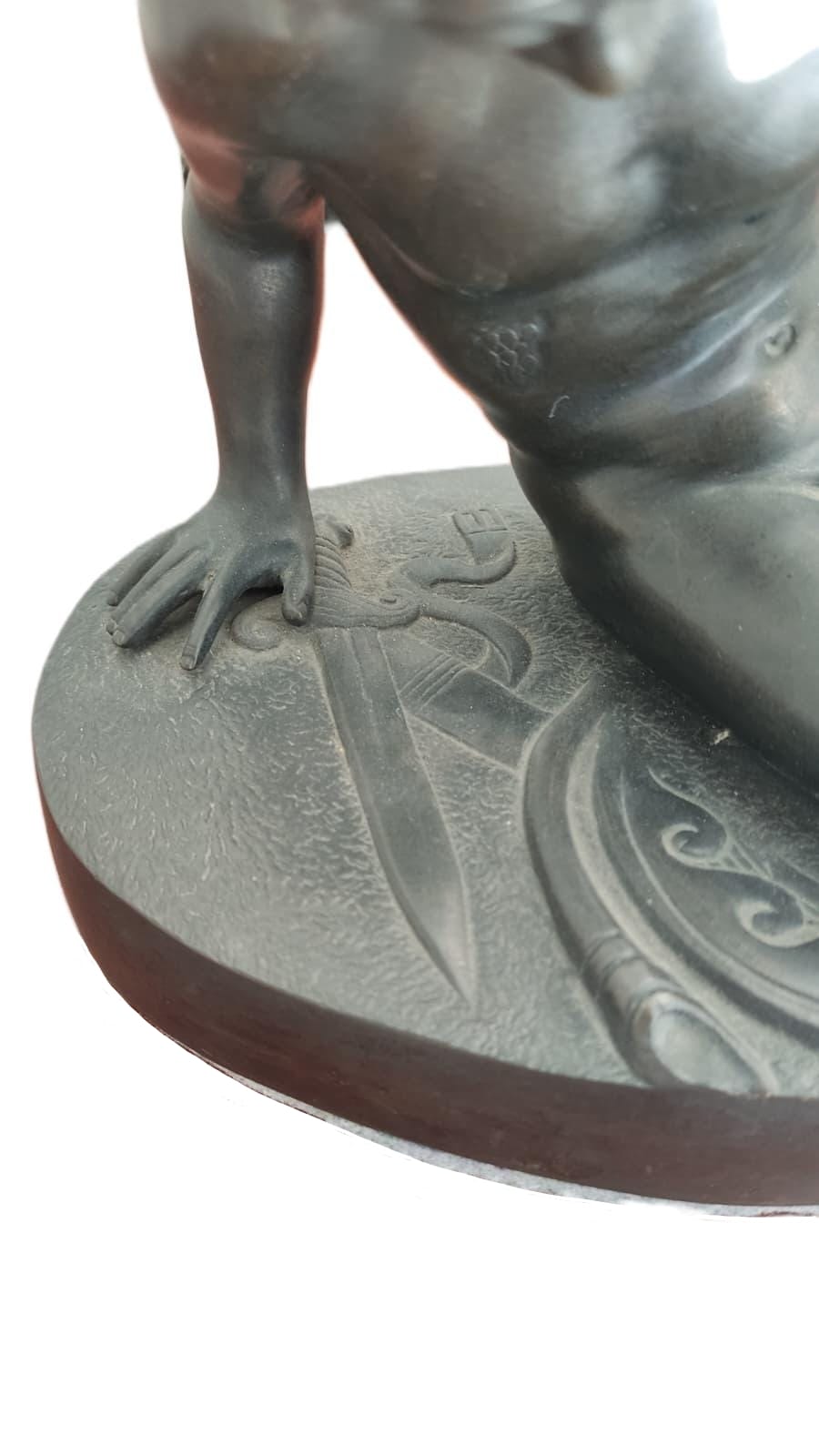 Escultura Dying Gaul en Bronce del Siglo XIX - Photo 4 of 5