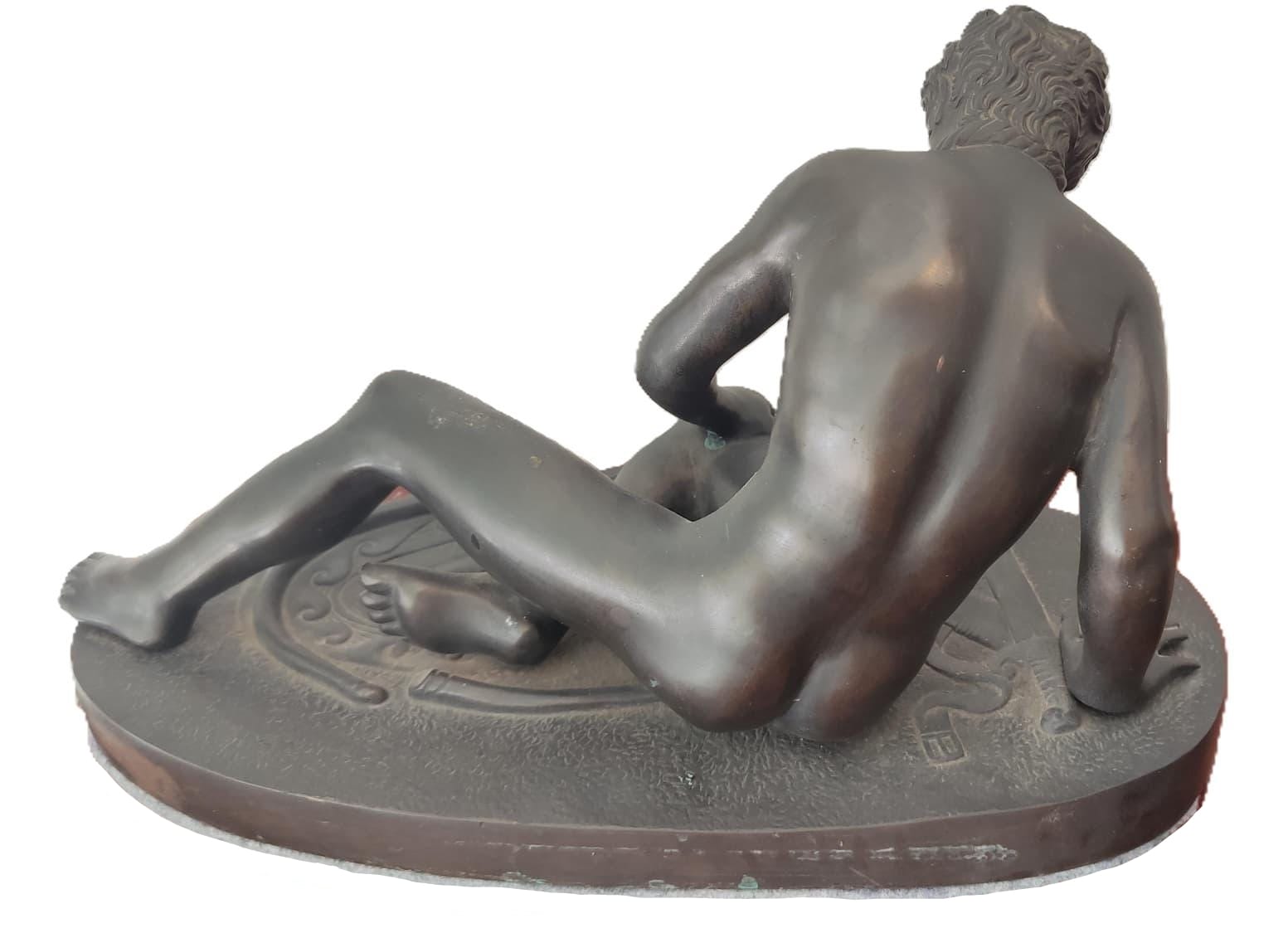 Escultura Dying Gaul en Bronce del Siglo XIX - Photo 3 of 5