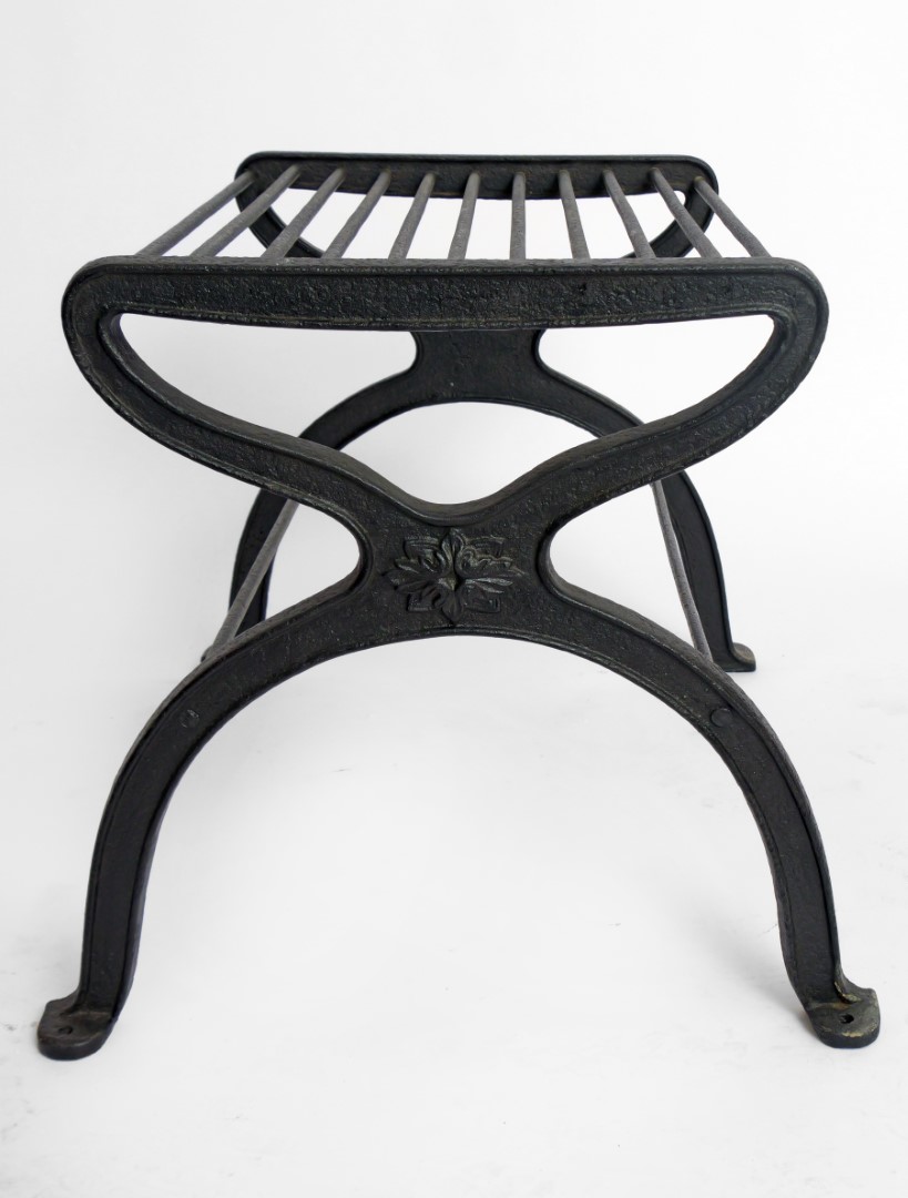 Taburete de Hierro del Siglo XIX con Diseño de Schinkel - Photo 2 of 5