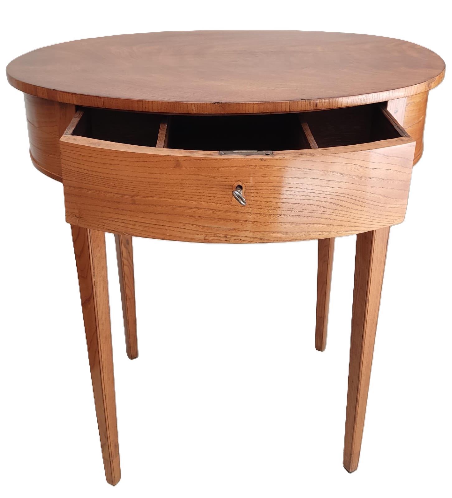 Mesa de Madera de Fresno del Siglo XIX con Tapa de Caoba - Photo 3 of 6