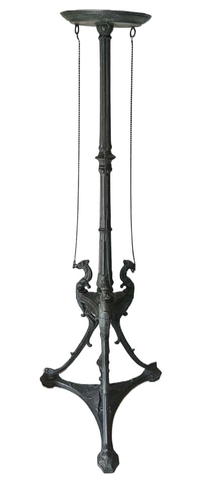 Soporte de Gran Tour del Siglo XIX en Hierro con Patina Verde - Photo 5 of 7