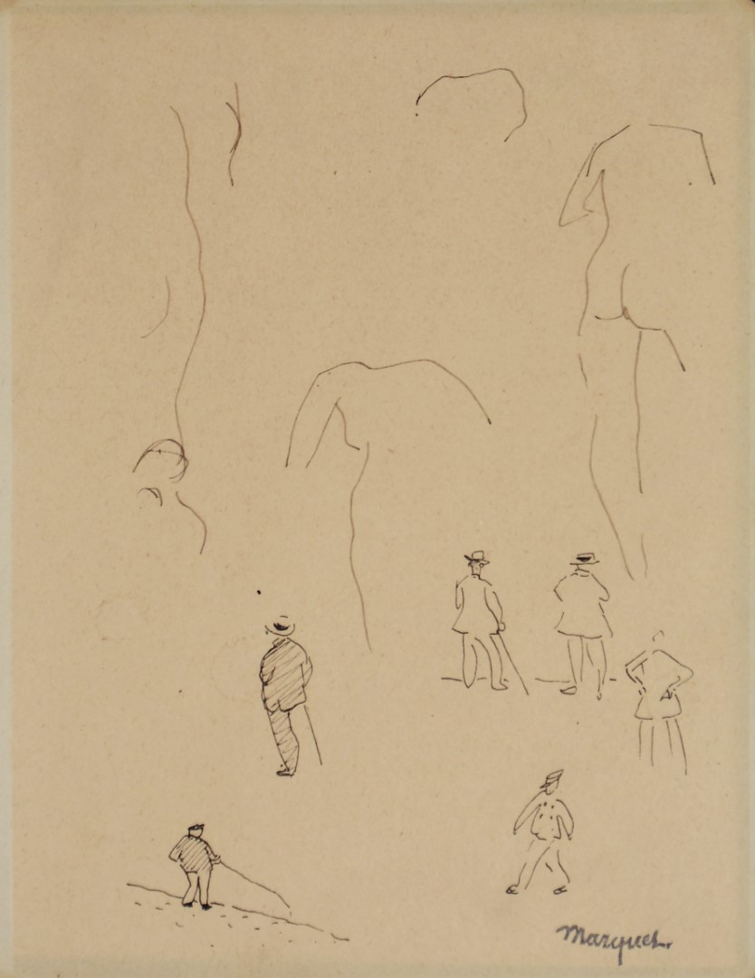 Estudio de Marquet del Siglo XX: Pescadores, Paseantes y Desnudos