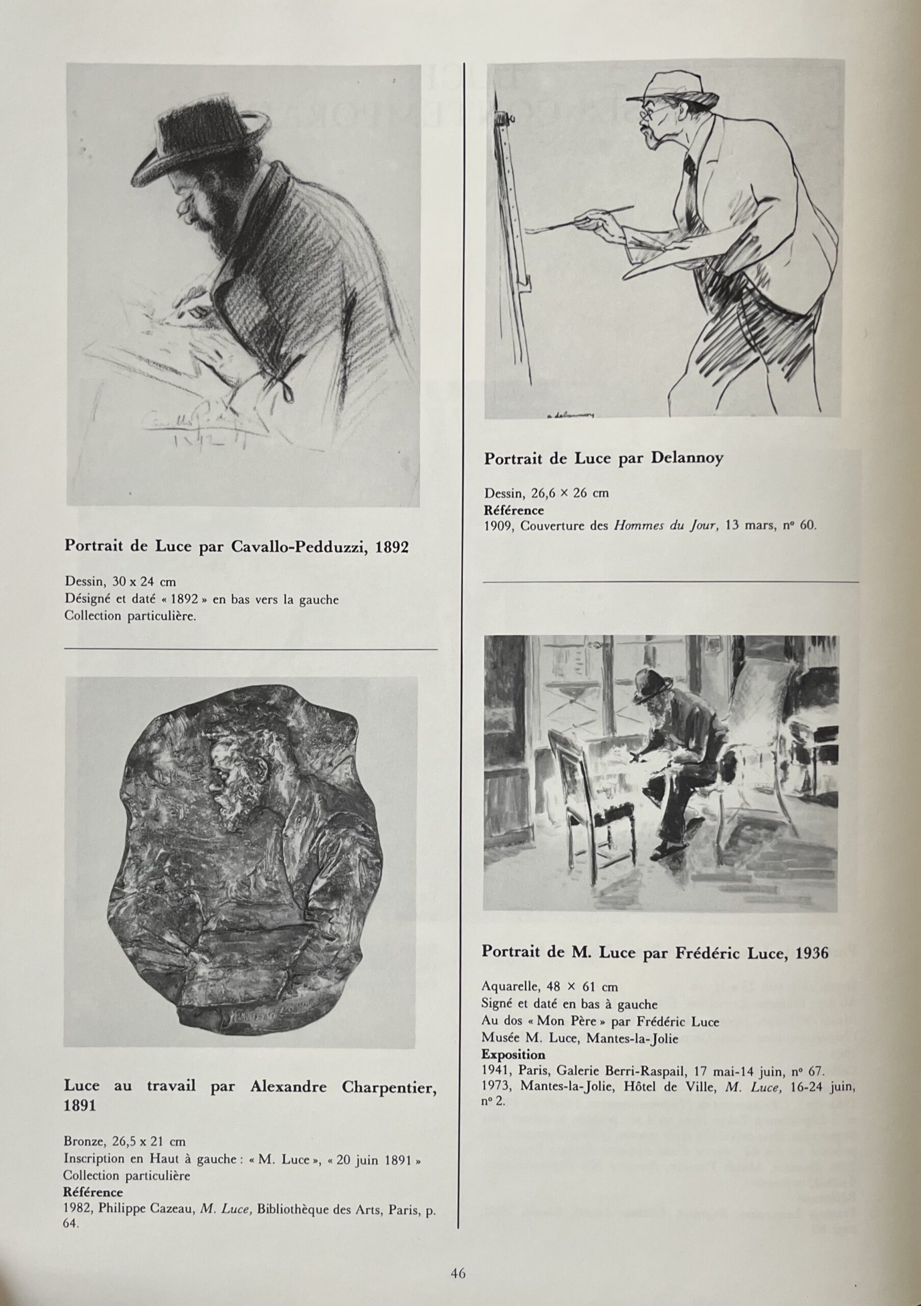 Dibujo de Maximilien Luce del Siglo XX por Aristide Delannoy - Photo 3 of 5