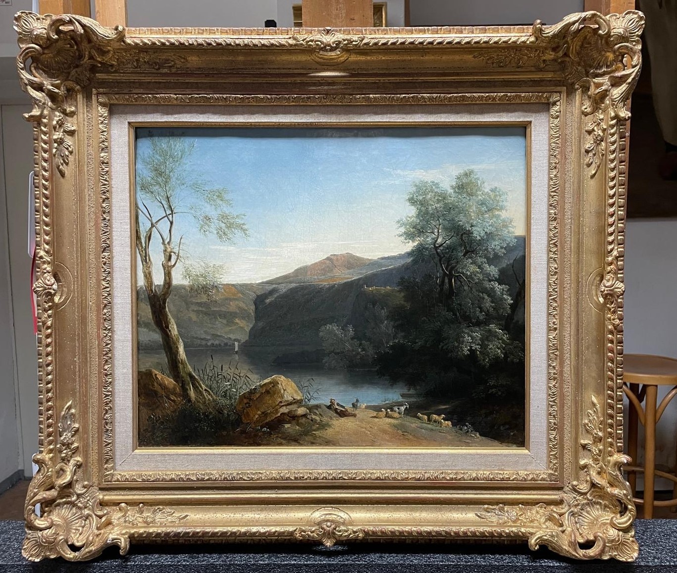 Óleo sobre lienzo de Jules Coignet del Siglo XIX - Photo 2 of 4