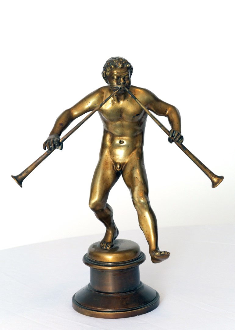Figura de Fauno del Siglo XX en Bronce