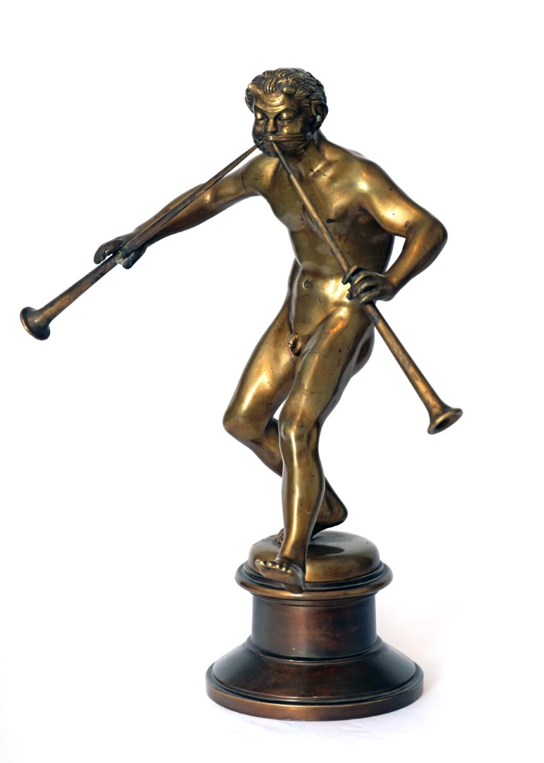 Figura de Fauno del Siglo XX en Bronce - Photo 5 of 7