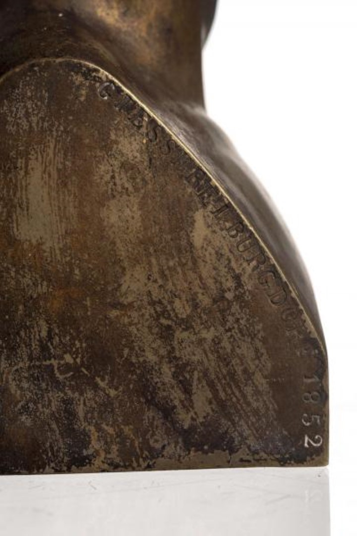 Busto de bronce de Alejandro I del Año 1852 - Photo 5 of 12