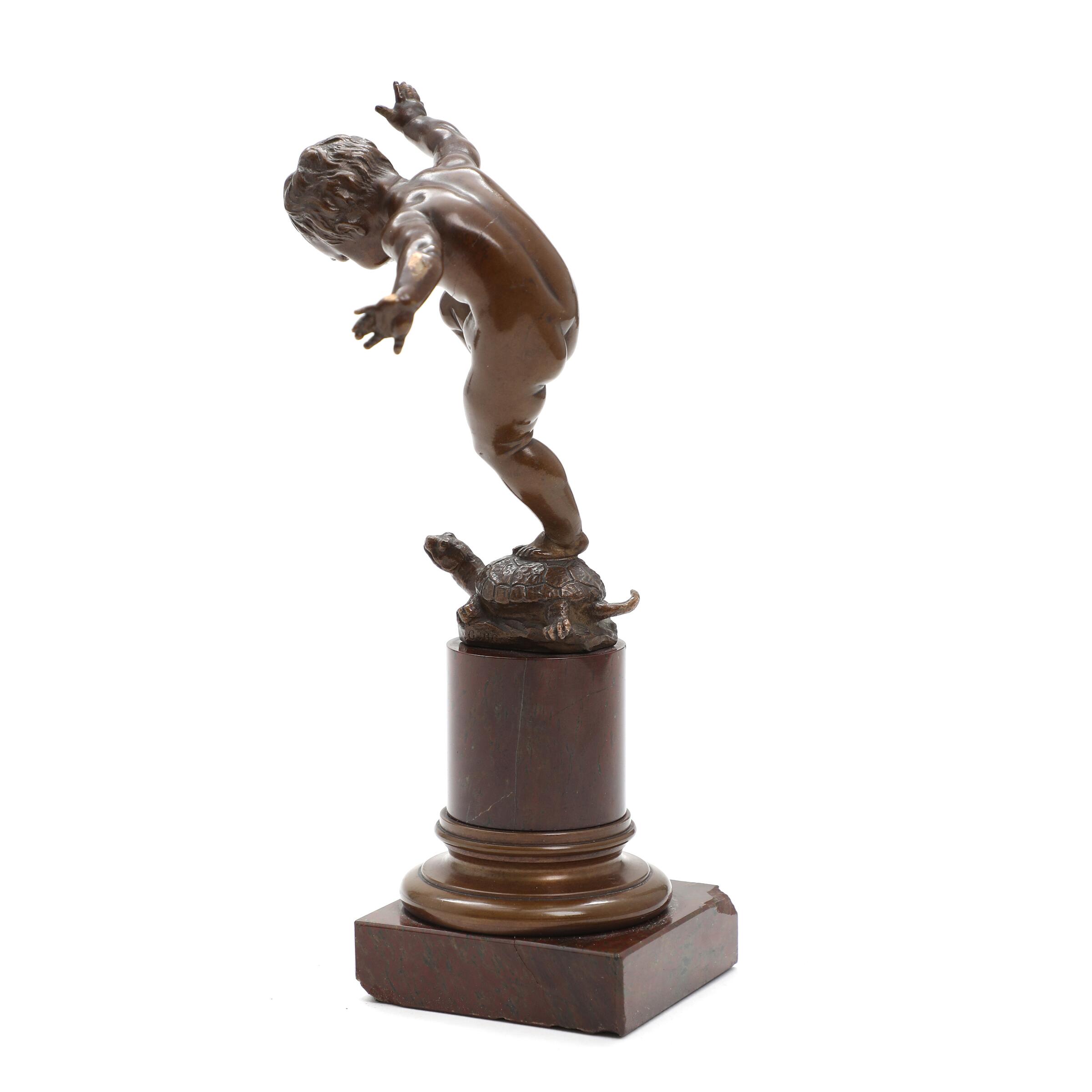 Escultura de Bronce del Siglo XIX de Otto Geyer - Photo 2 of 7