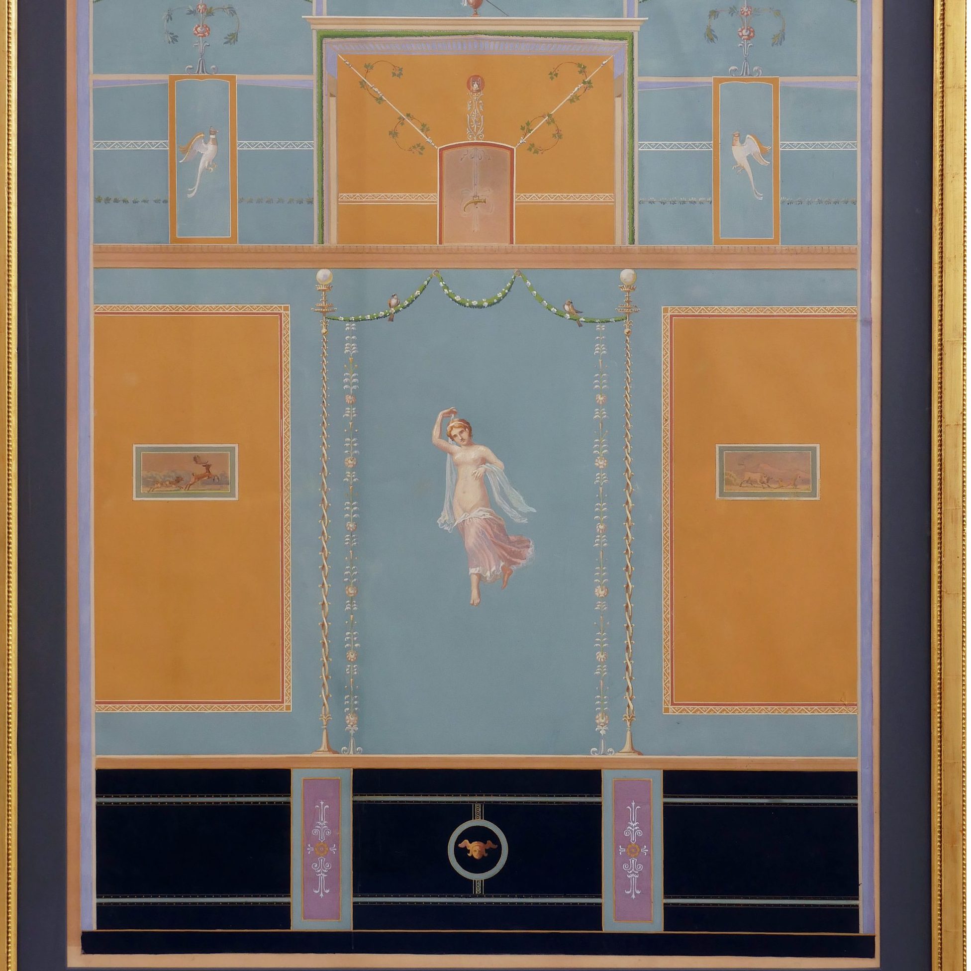 Unknown artist – Wall painting inspired by Roman antiquity - Photo 2 of 3