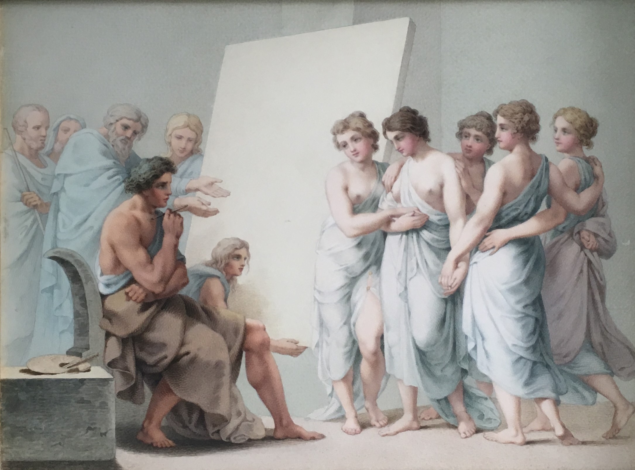 Círculo de Michelangelo Maestri – Zeuxis y las más bellas de Croton - Photo 2 of 4