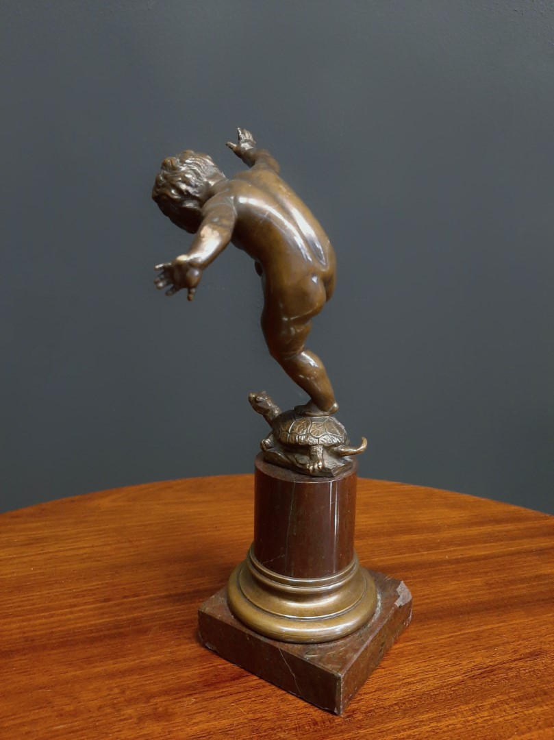 Escultura de Otto Geyer del Siglo XX – Acto de Equilibrio - Photo 6 of 7