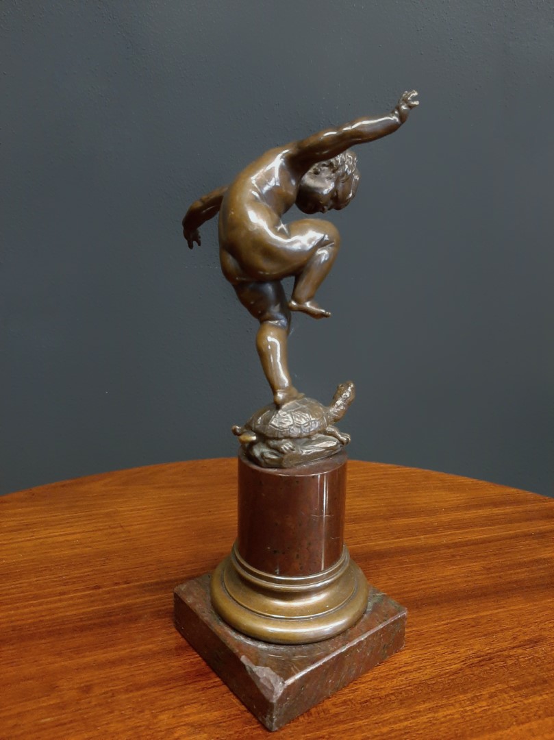 Escultura de Otto Geyer del Siglo XX – Acto de Equilibrio - Photo 3 of 7