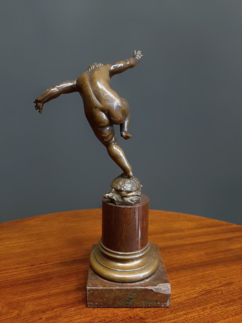 Escultura de Otto Geyer del Siglo XX – Acto de Equilibrio - Photo 7 of 7