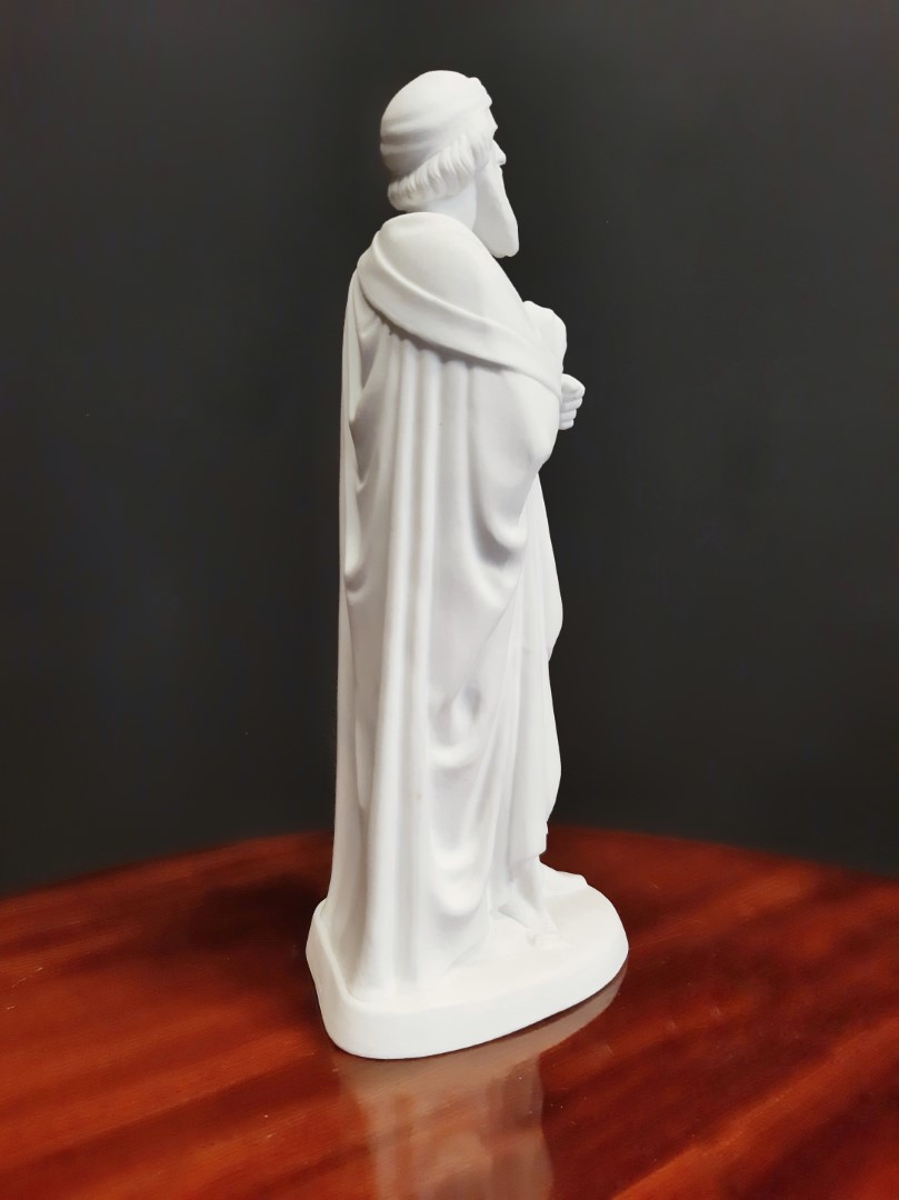 Phariseo de Bertel Thorvaldsen en Porcelana Biscuit del Siglo XX - Photo 6 of 7