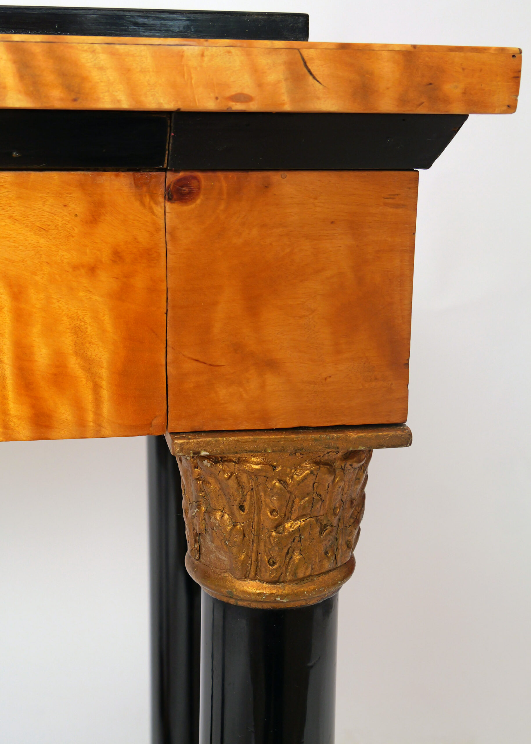 Consola del Siglo XIX en Madera Ebonizada - Photo 8 of 9