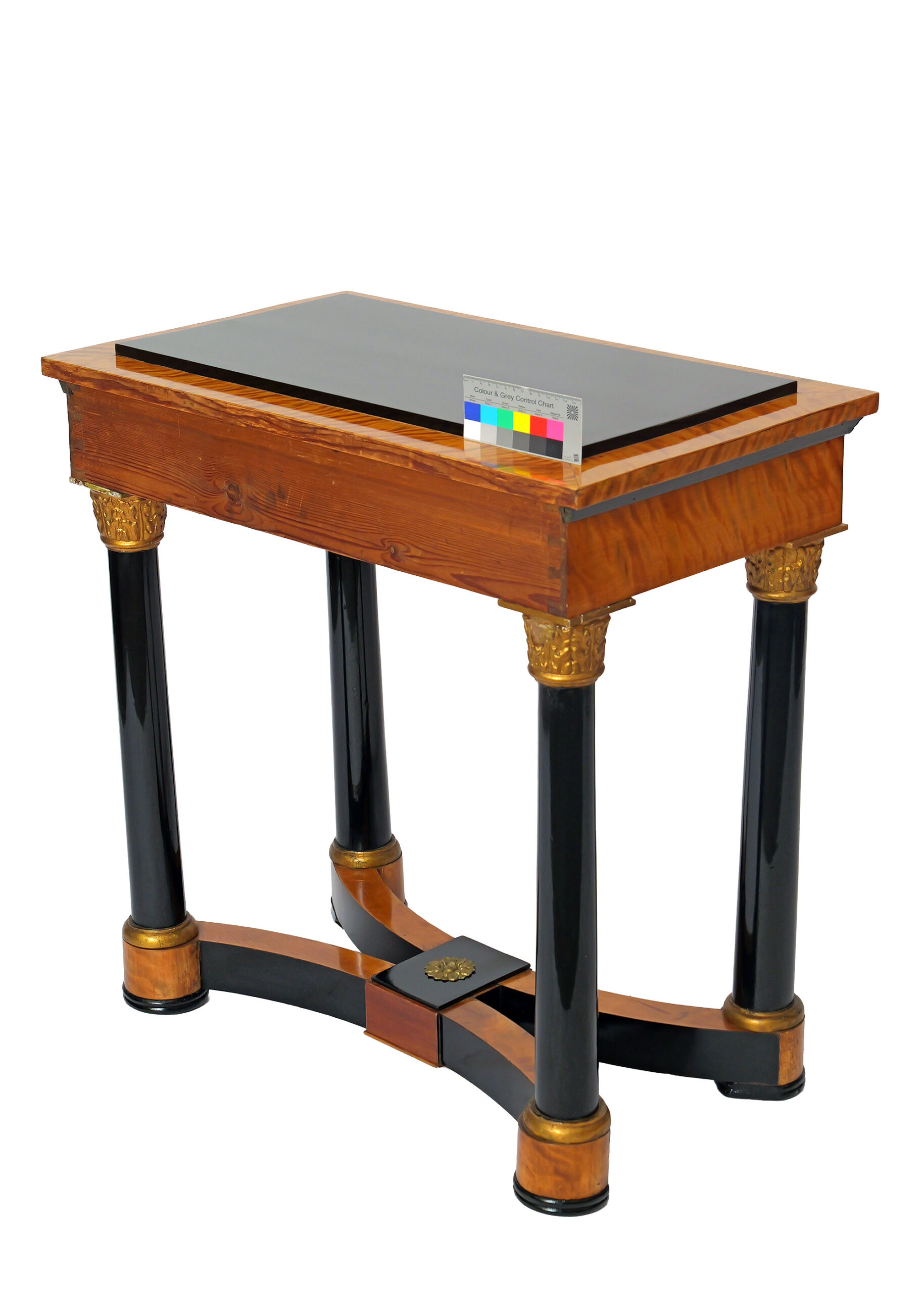 Consola del Siglo XIX en Abedul y Madera Ebonizada - Photo 2 of 9