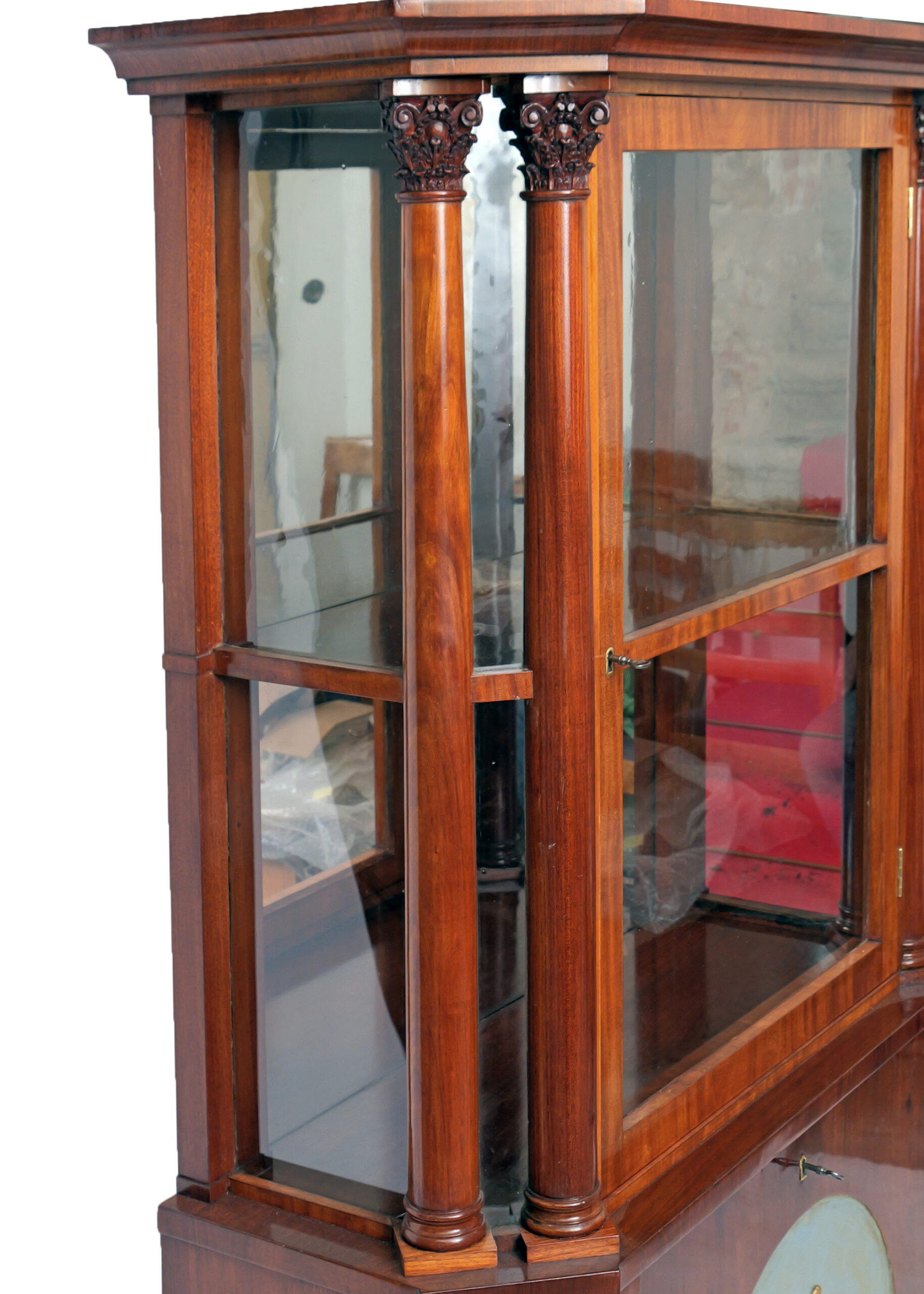 Vitrina del Siglo XIX en Madera de Caoba con Detalles en Bronce - Photo 5 of 11