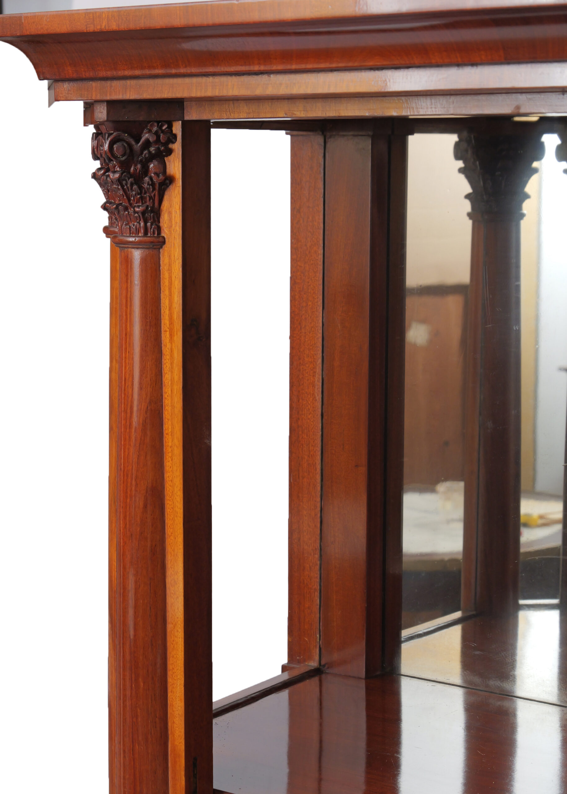 Vitrina del Siglo XIX en Madera de Caoba con Detalles en Bronce - Photo 11 of 11