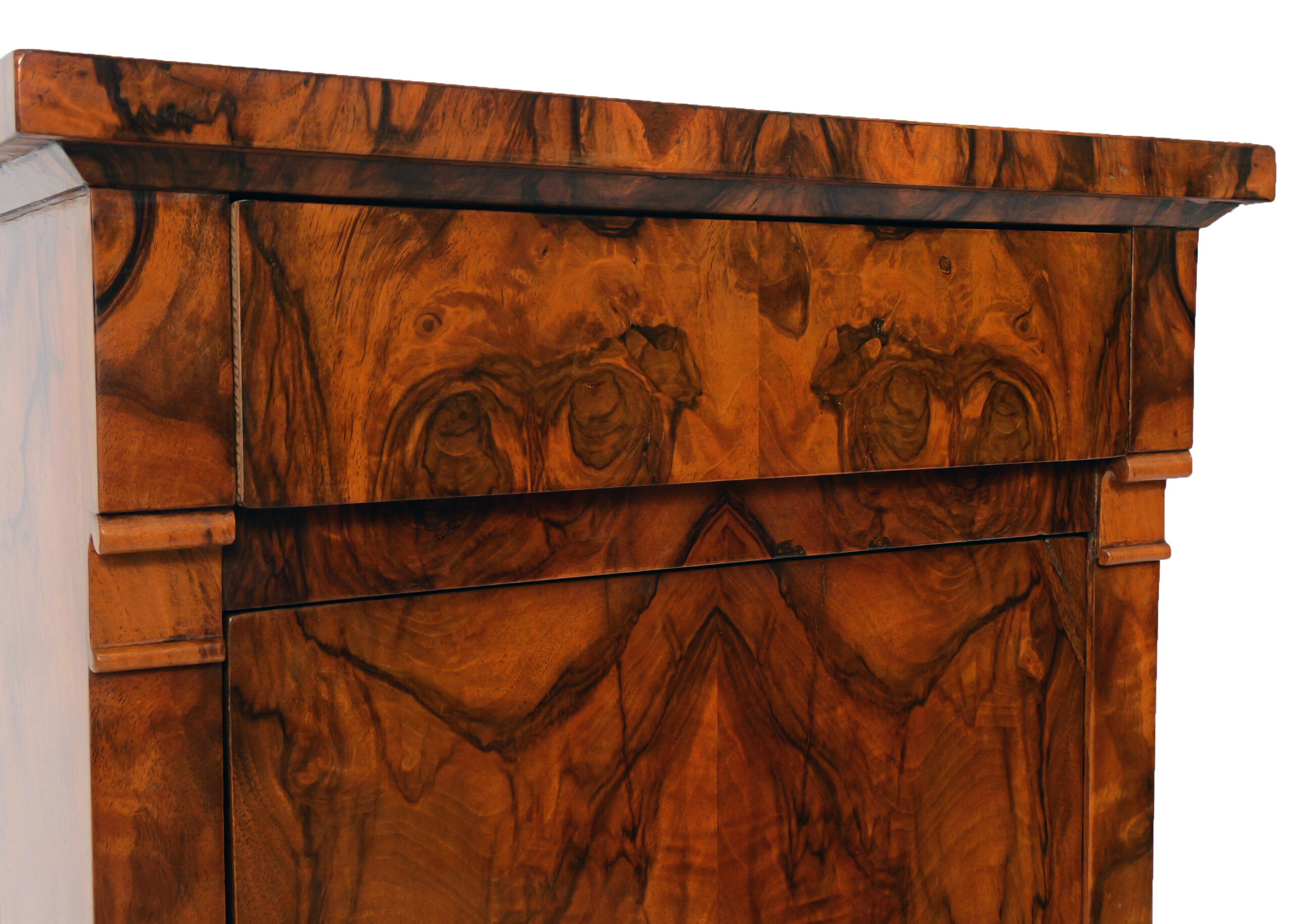 Mesilla de Noche del Siglo XIX en Madera de Nogal - Photo 8 of 9