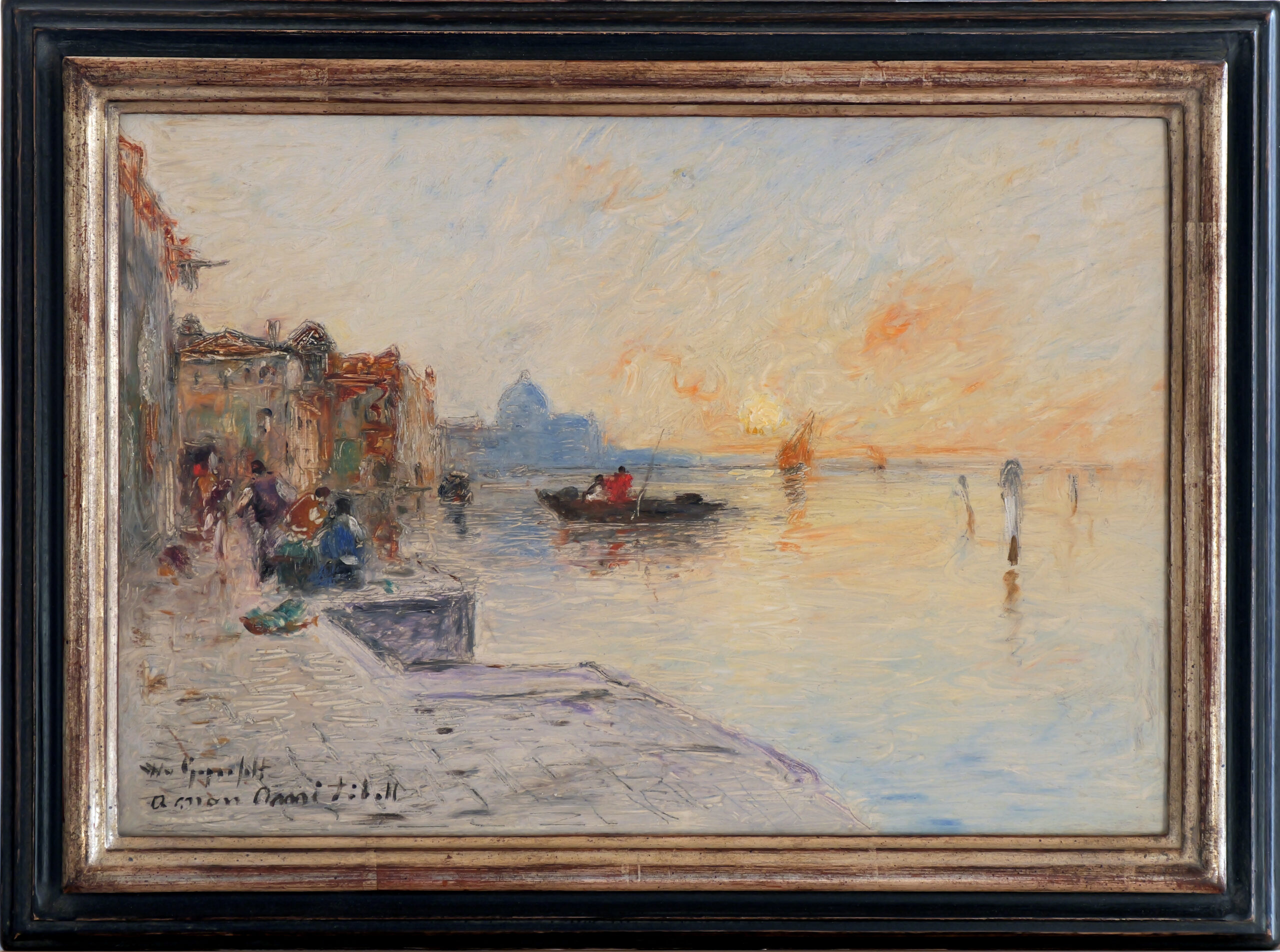 Gegerfeldt – Blick über die Lagune auf Santa Maria della Salute, Venedig - Photo 2 of 2