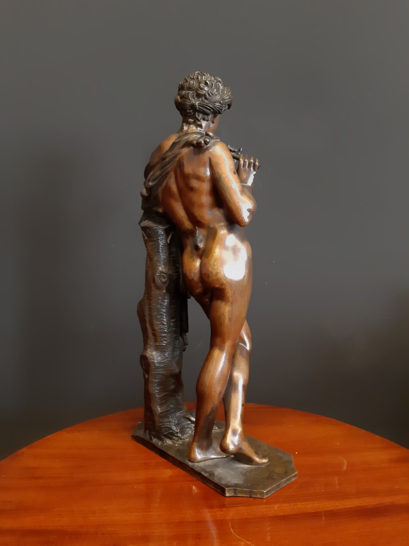 Estatua de Satyr del Siglo I–II en Bronce - Photo 4 of 8