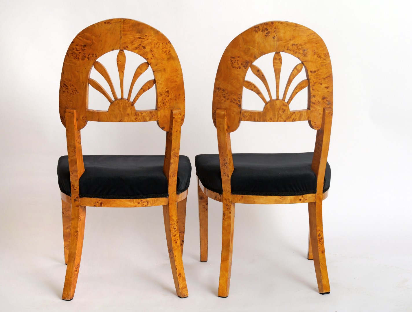 Sillas de Salón del Siglo XIX en Abeto y Ébano - Photo 5 of 7