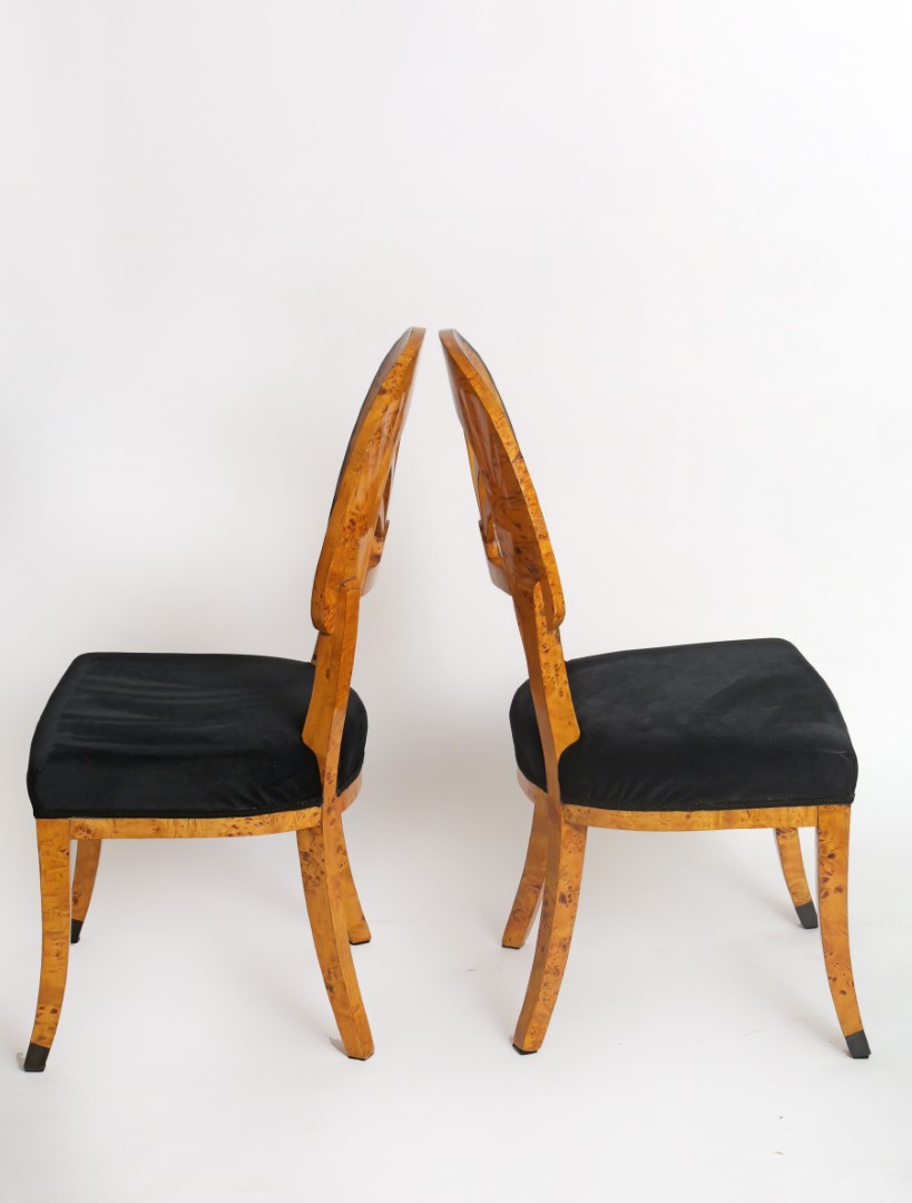 Sillas de Salón del Siglo XIX en Abeto y Ébano - Photo 7 of 7