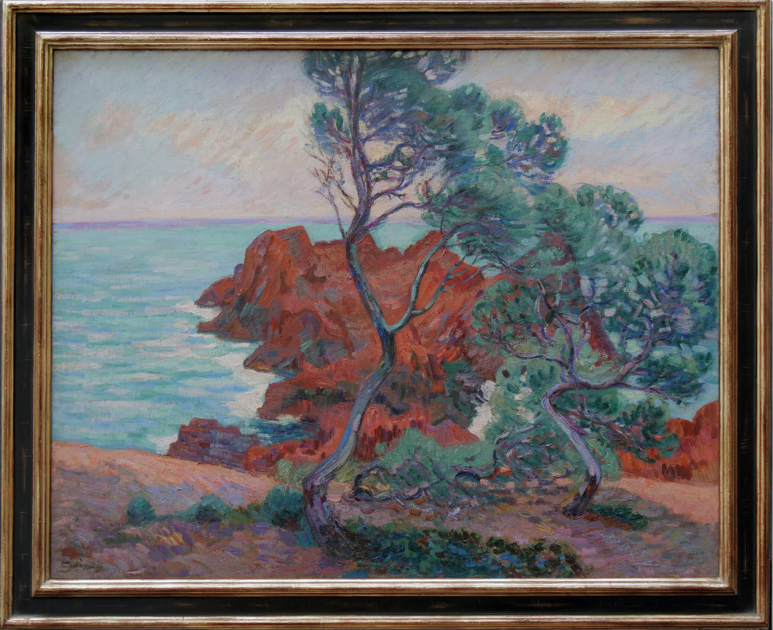 Pintura de Armand Guillaumin del Siglo XX - Morgenstimmung an der Spitze der Ile de Besse - Photo 2 of 3