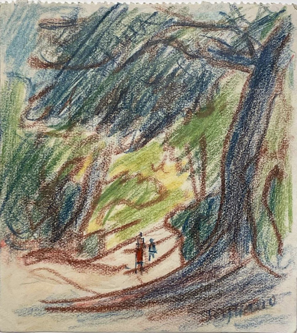 Seyssaud – Spaziergang unter Bäumen