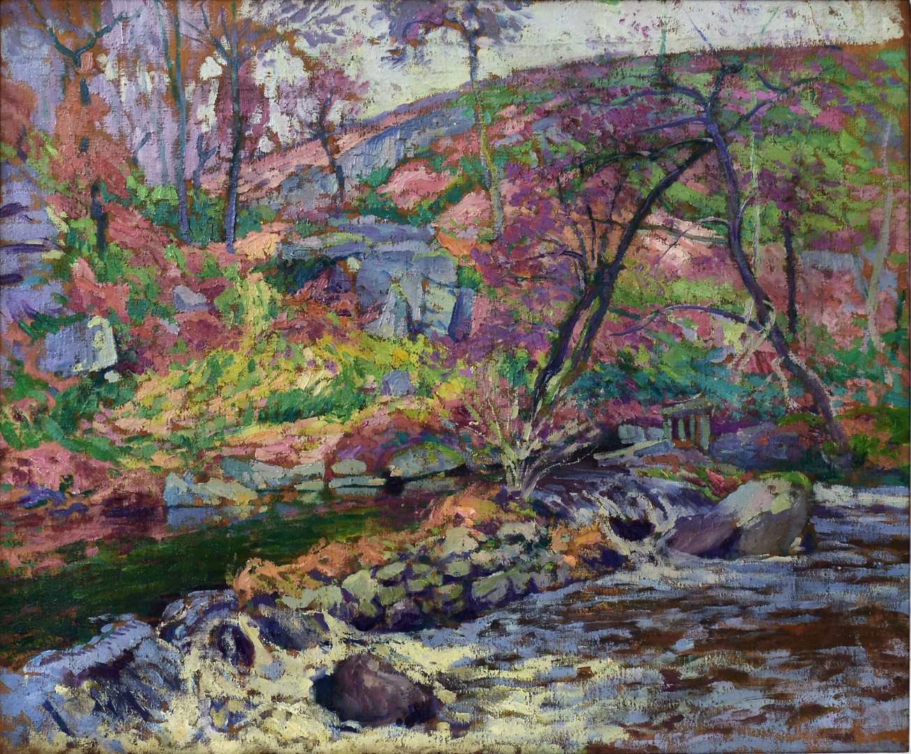 Óleo de Paul Madeline del Siglo XX – Die Sedelle bei Crozant - Photo 3 of 5