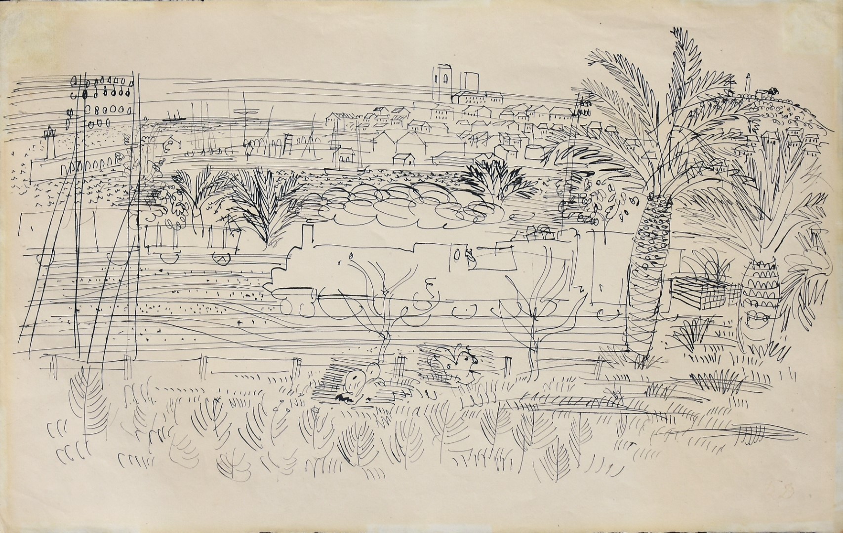 Dufy – Le Train à Antibes