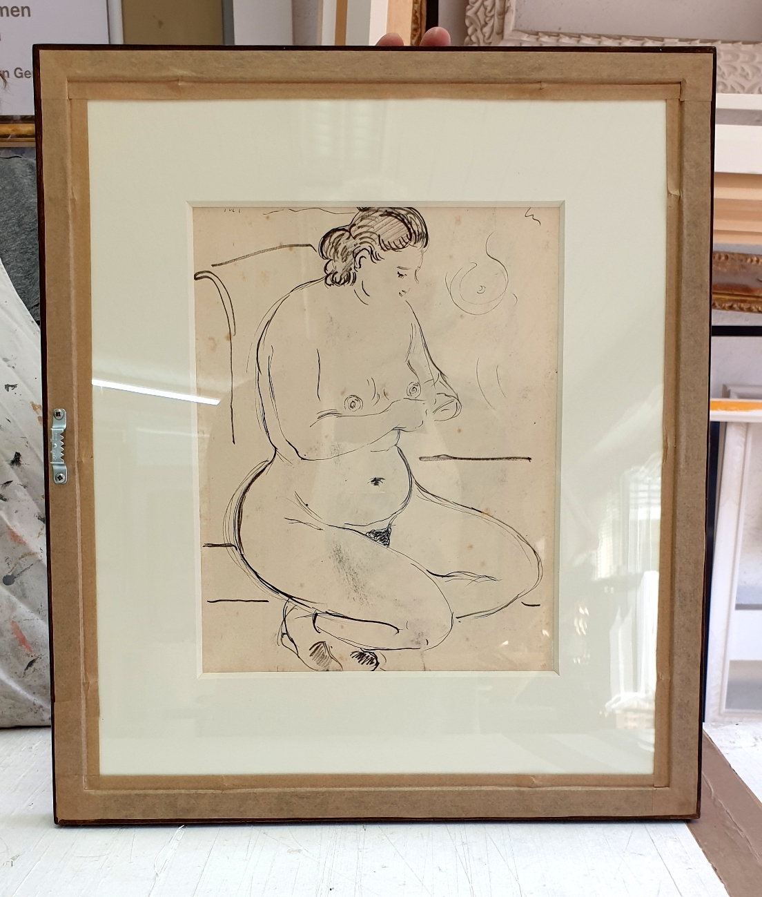 Dibujo de Jean Royer del Siglo XX – Panther Schreitender - Photo 3 of 3