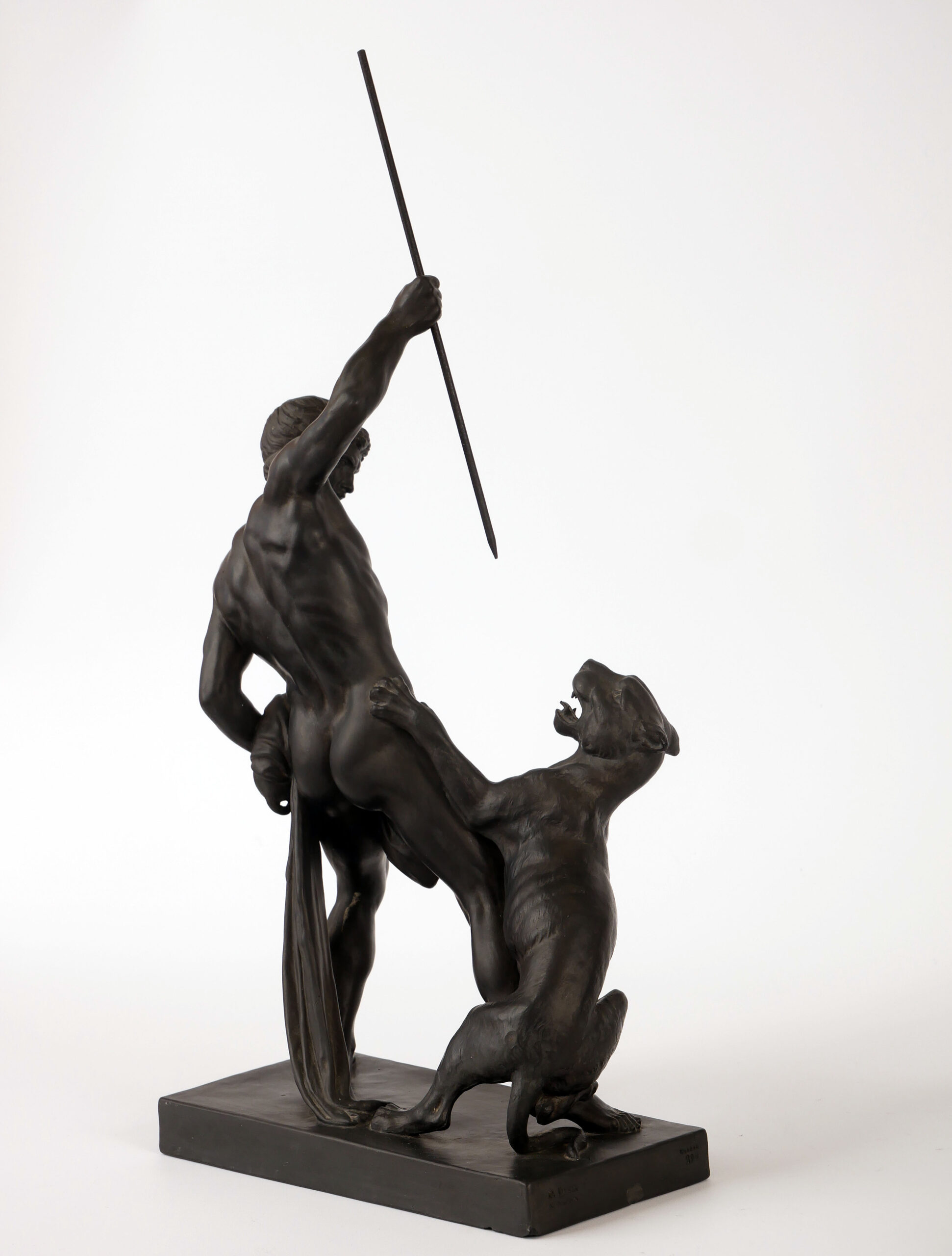 Pantherjäger del Siglo XIX en Terracota Negra - Photo 3 of 3