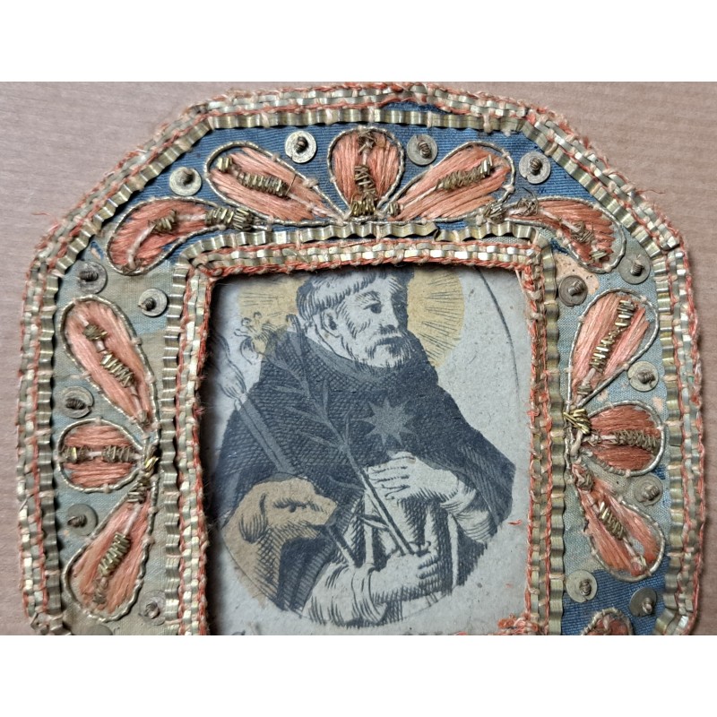 Embroidered Reliquary, Santo Domingo 19th Century - 2/6