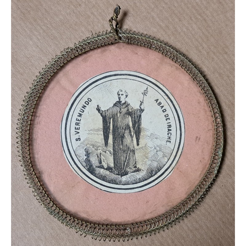 Relicario de N. S. de Roncesvalles y S. Veremundo abad de Irache S. XIX - 9/9