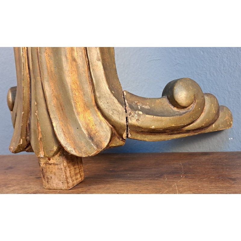 Carved Angel, Retablo Piece, 18th–19th Century, measures 56 cm - 6/12