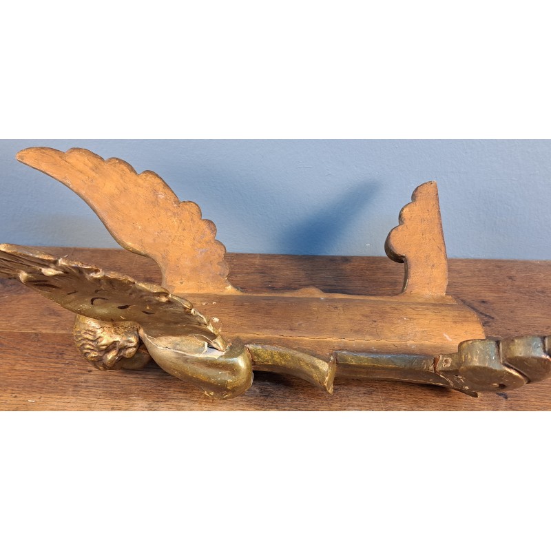 Carved Angel, Retablo Piece, 18th–19th Century, measures 56 cm - 9/12