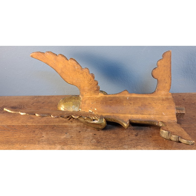 Carved Angel, Retablo Piece, 18th–19th Century, measures 56 cm - 10/12