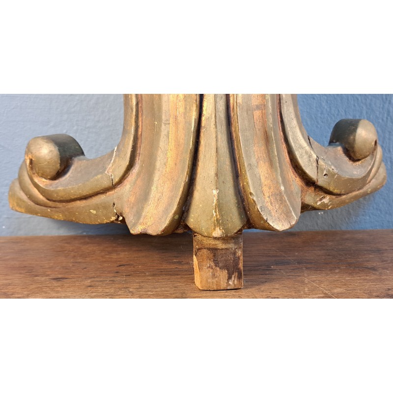 Carved Angel, Retablo Piece, 18th–19th Century, measures 56 cm - 5/12