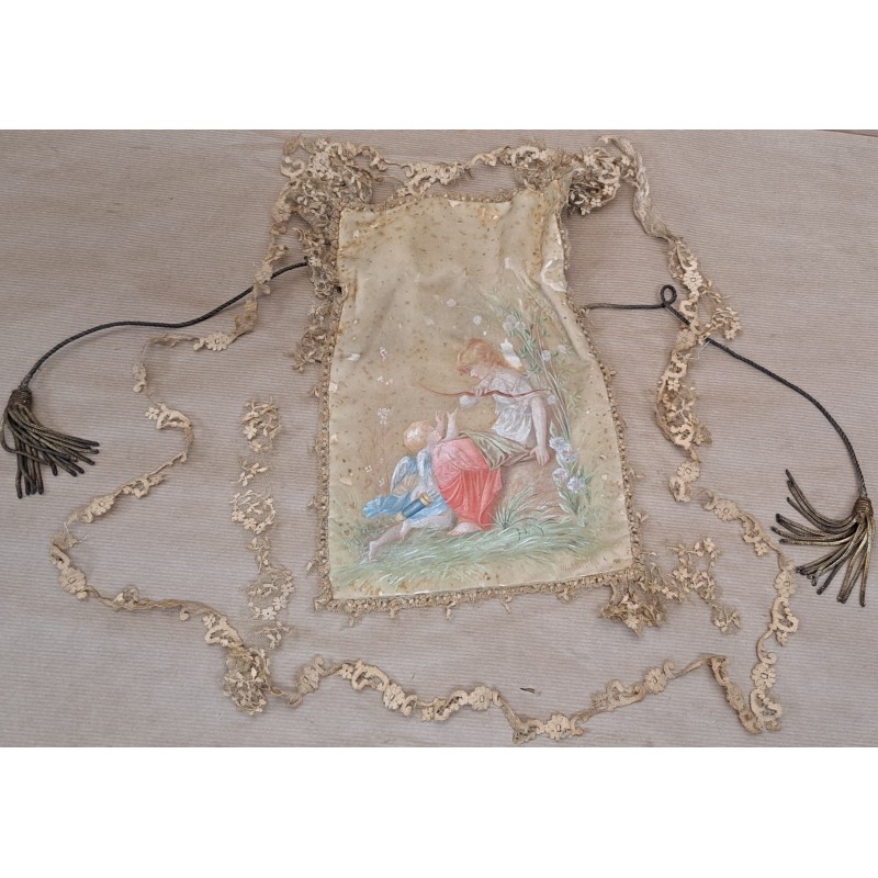 Antique devotional or ceremonial bag from the late 19th century - 2/12