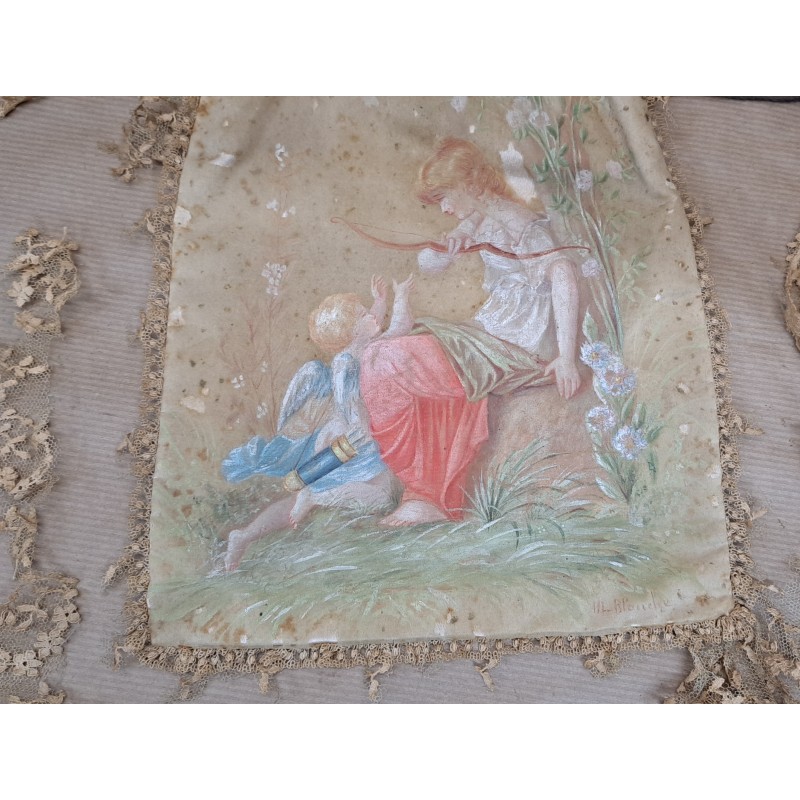 Antique devotional or ceremonial bag from the late 19th century - 3/12