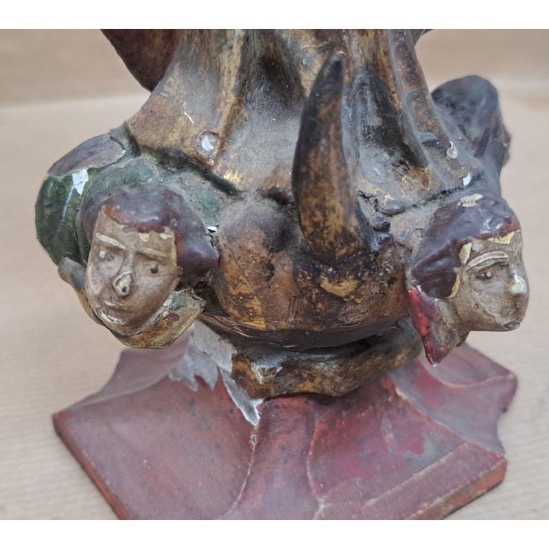 Image of the Immaculate Conception in carved wood 18th century - 10/12